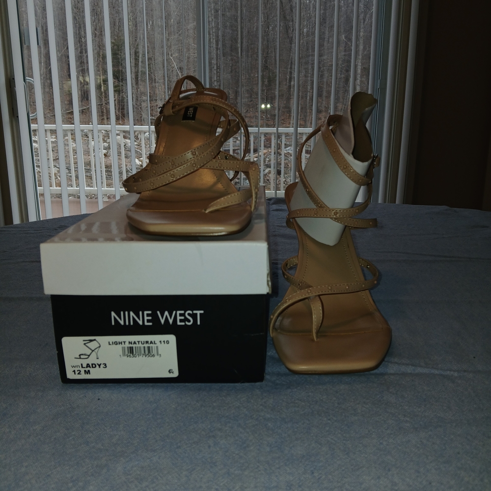 Nine West Women's Tan Strappy Sandals
